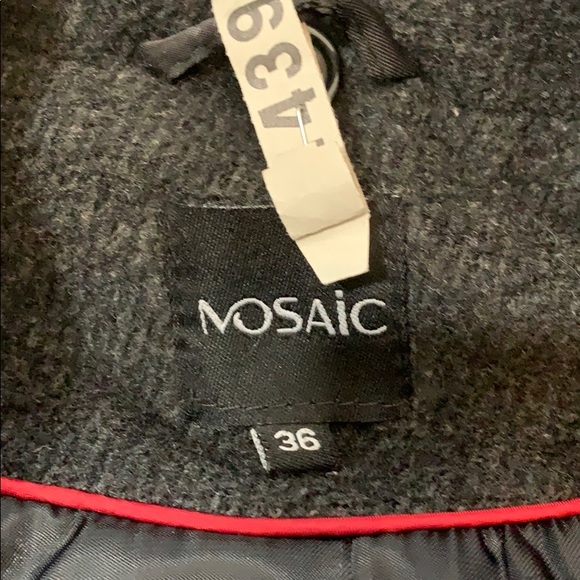 Mosaic Brand winter Jacket In dark grey sz 36 - Picture 5 of 7